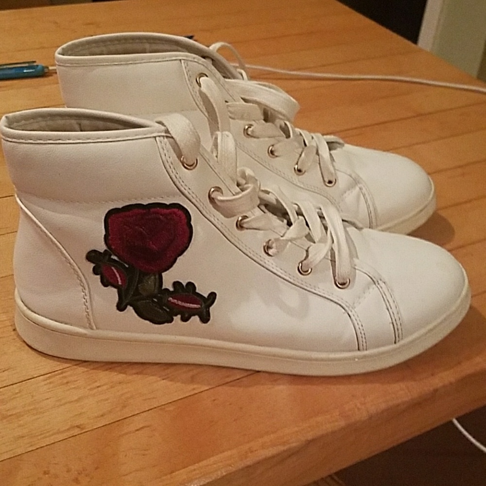 White sneakers